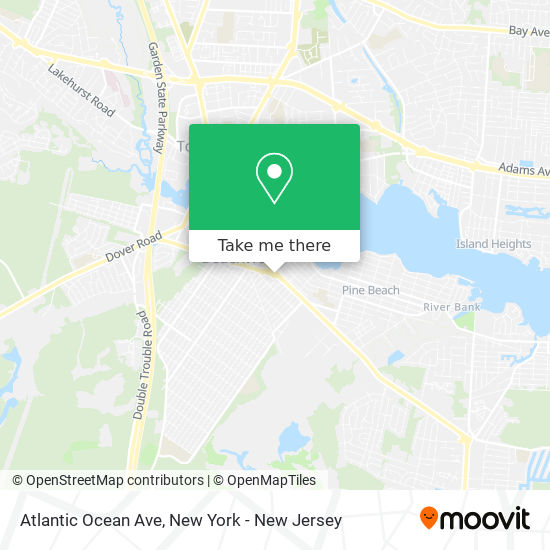 Mapa de Atlantic Ocean Ave