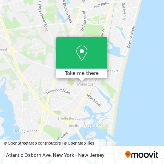 Atlantic Osborn Ave map