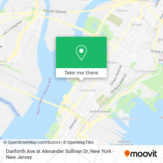 Mapa de Danforth Ave at Alexander Sullivan Dr