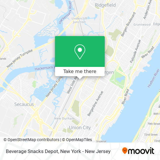 Beverage Snacks Depot map