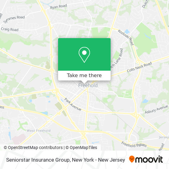 Seniorstar Insurance Group map