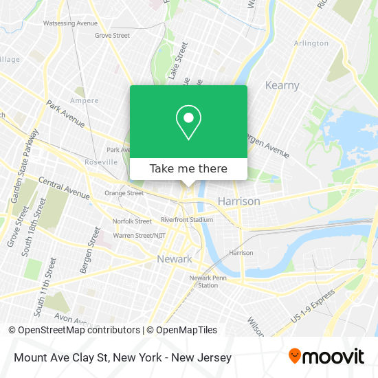 Mapa de Mount Ave Clay St
