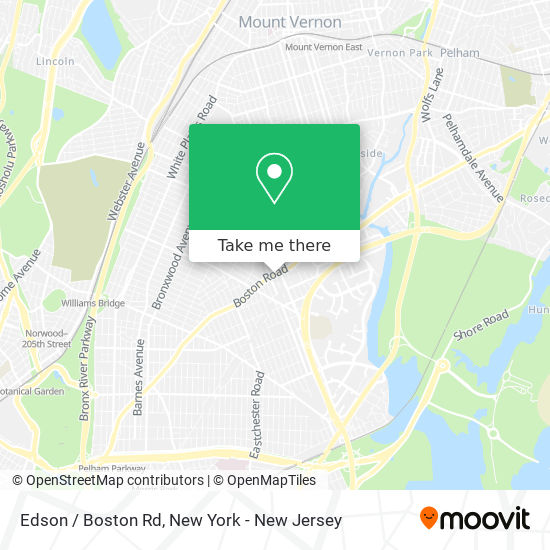 Edson / Boston Rd map