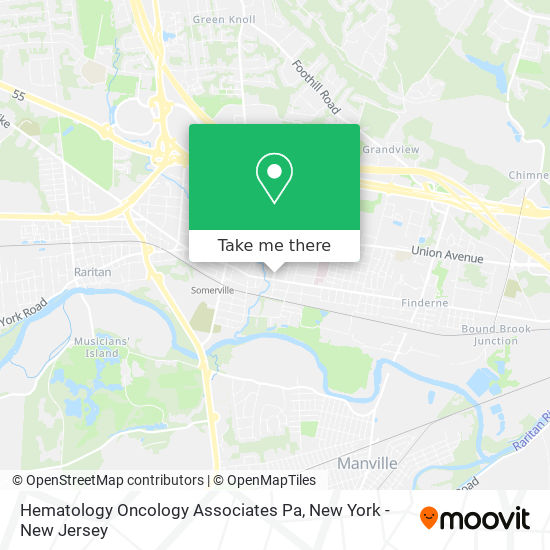 Hematology Oncology Associates Pa map