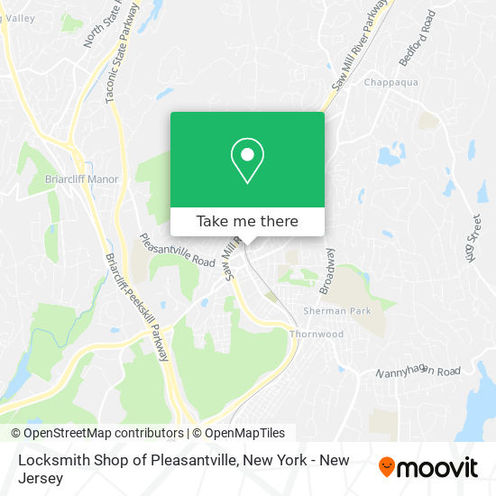 Mapa de Locksmith Shop of Pleasantville