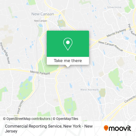 Commercial Reporting Service map