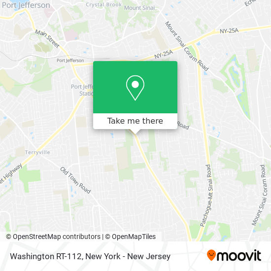 Mapa de Washington RT-112