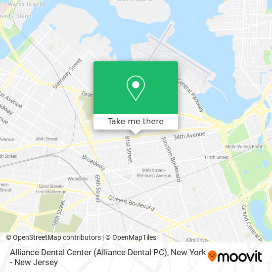 Alliance Dental Center (Alliance Dental PC) map