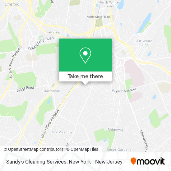 Mapa de Sandy's Cleaning Services