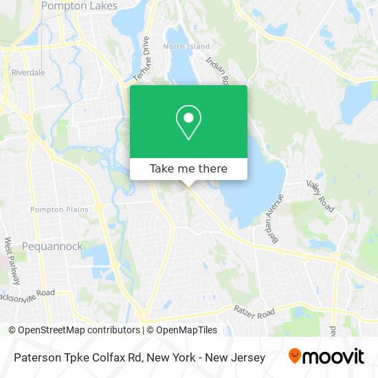 Mapa de Paterson Tpke Colfax Rd
