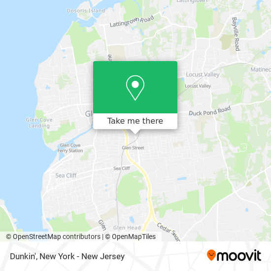 Dunkin' map