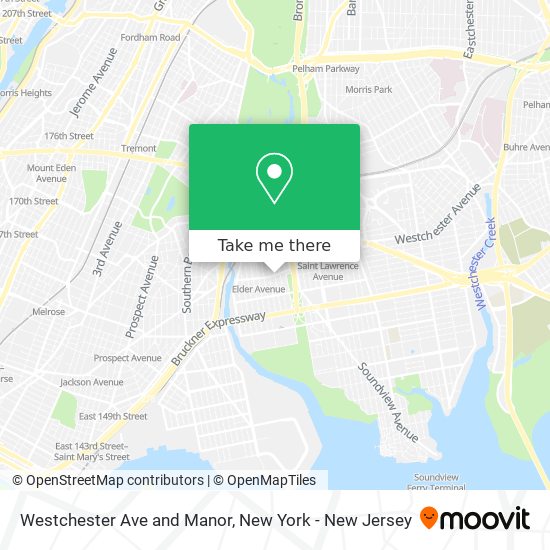 Mapa de Westchester Ave and Manor