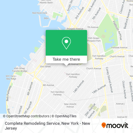 Mapa de Complete Remodeling Service