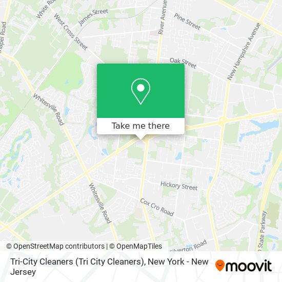 Mapa de Tri-City Cleaners