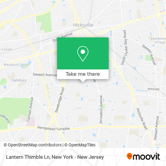 Lantern Thimble Ln map