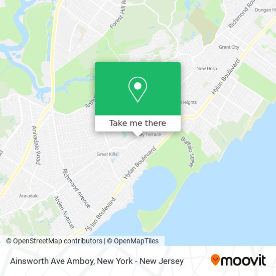 Mapa de Ainsworth Ave Amboy