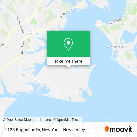 Mapa de 1125 Brigantine Dr