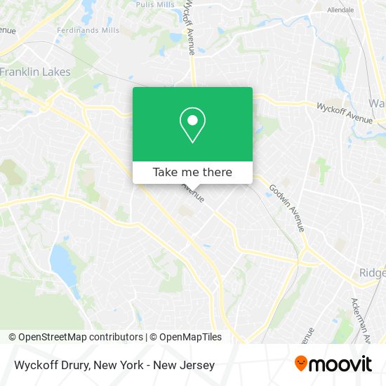 Wyckoff Drury map