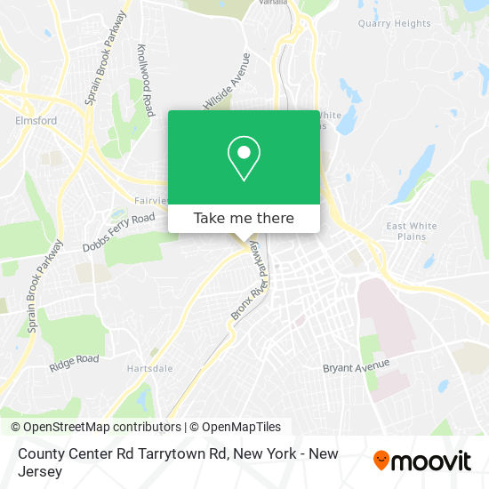 Mapa de County Center Rd Tarrytown Rd