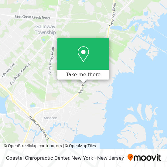 Mapa de Coastal Chiropractic Center