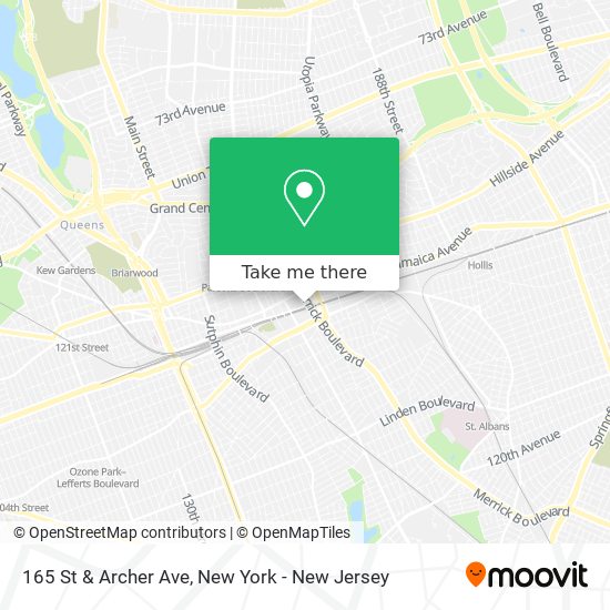 Mapa de 165 St & Archer Ave