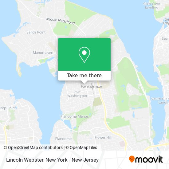 Lincoln Webster map