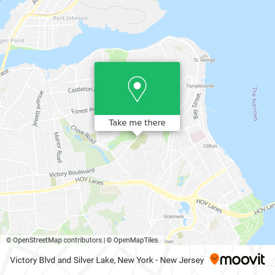Mapa de Victory Blvd and Silver Lake