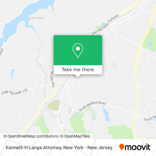 Kenneth H Lange Attorney map