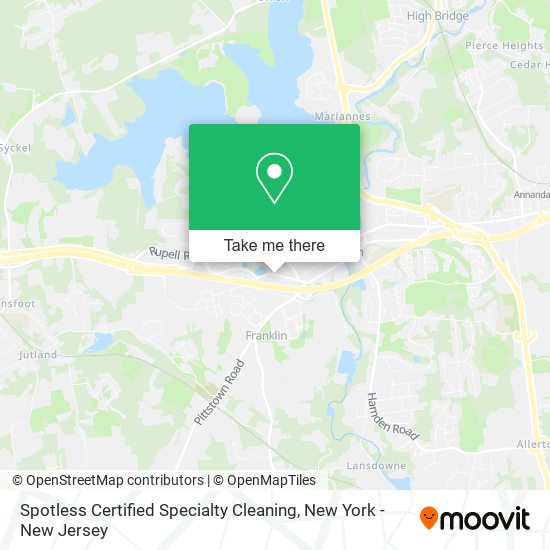 Mapa de Spotless Certified Specialty Cleaning