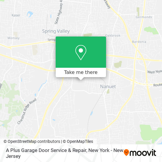 A Plus Garage Door Service & Repair map