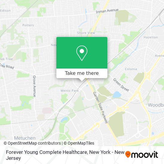 Forever Young Complete Healthcare map