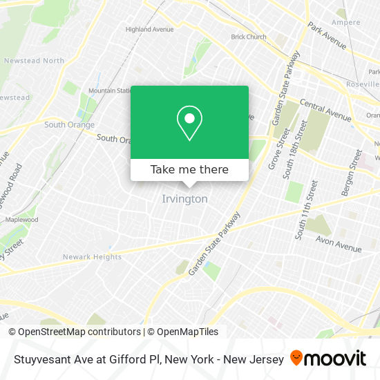 Stuyvesant Ave at Gifford Pl map
