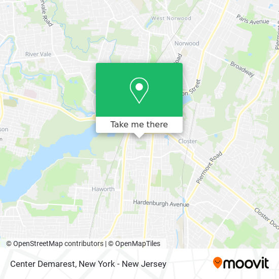 Mapa de Center Demarest