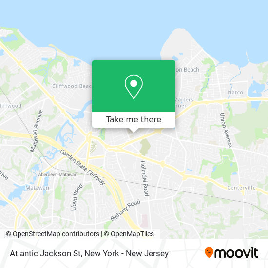 Atlantic Jackson St map