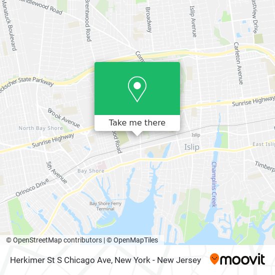 Mapa de Herkimer St S Chicago Ave
