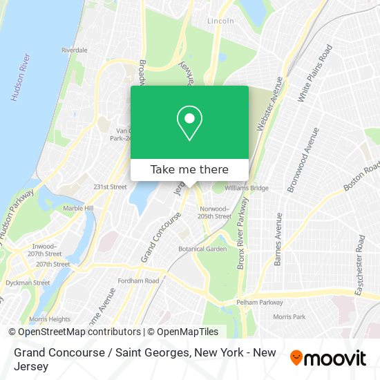 Grand Concourse / Saint Georges map