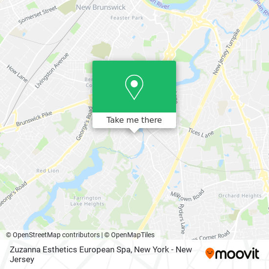 Zuzanna Esthetics European Spa map