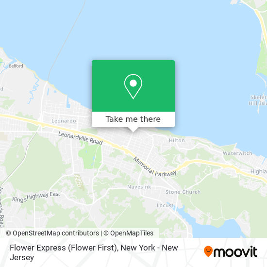 Flower Express (Flower First) map