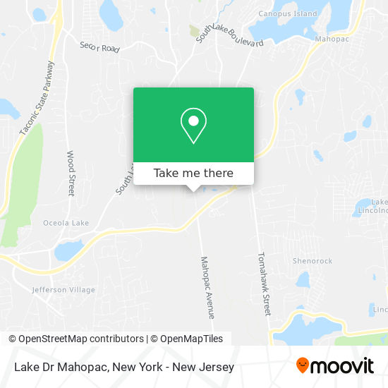 Mapa de Lake Dr Mahopac