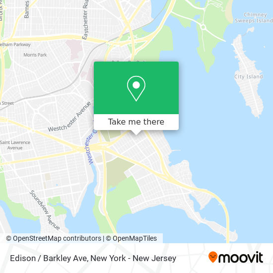 Edison / Barkley Ave map