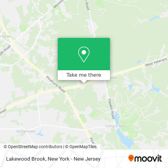 Mapa de Lakewood Brook