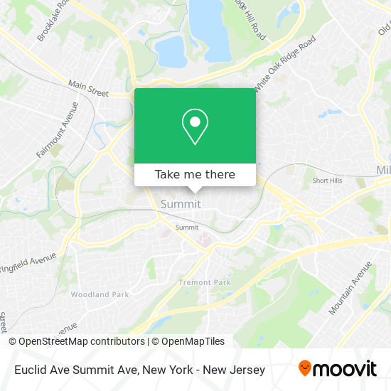 Euclid Ave Summit Ave map