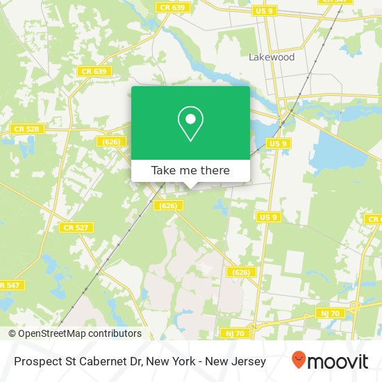 Prospect St Cabernet Dr, Lakewood, NJ 08701 map