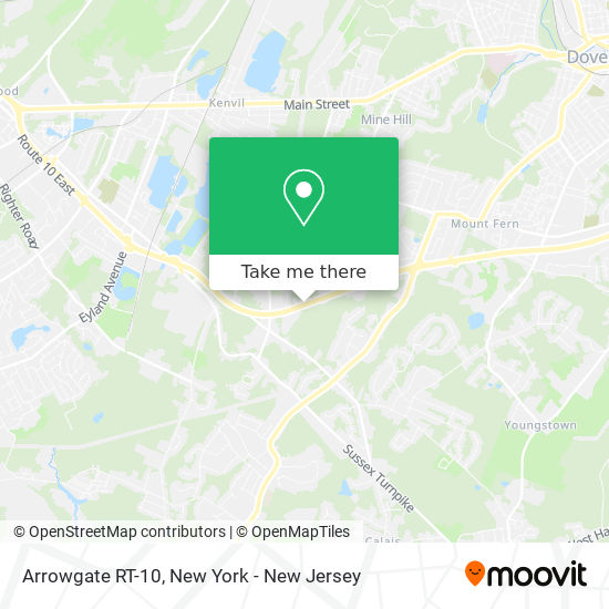 Arrowgate RT-10 map