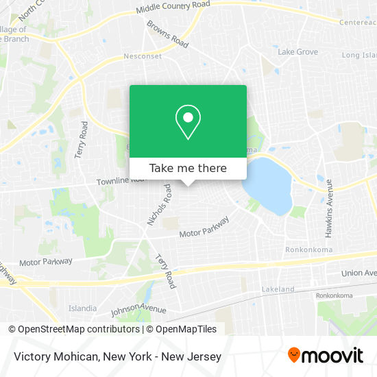 Victory Mohican map