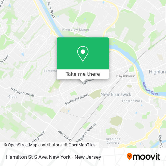 Mapa de Hamilton St S Ave