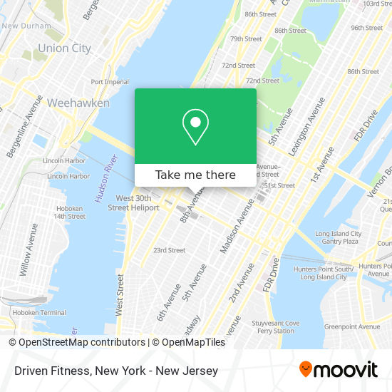 Driven Fitness map