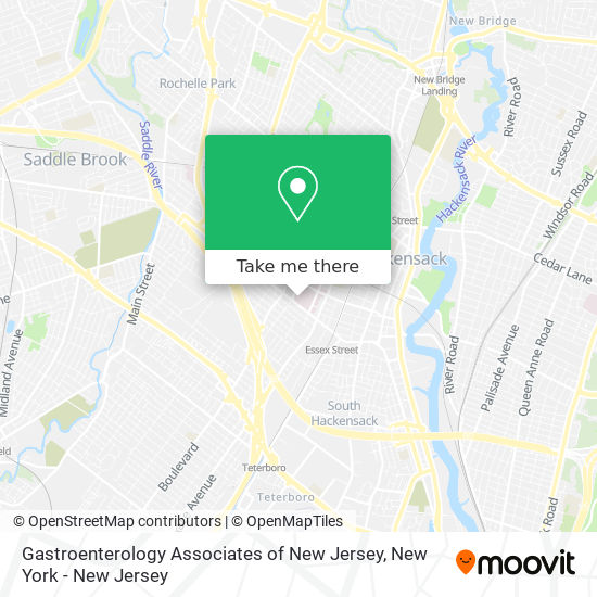 Gastroenterology Associates of New Jersey map