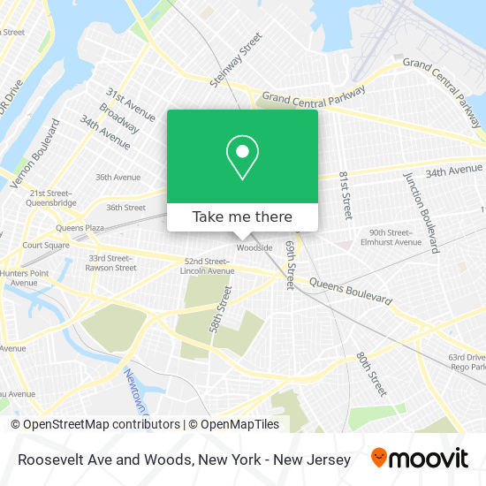 Mapa de Roosevelt Ave and Woods