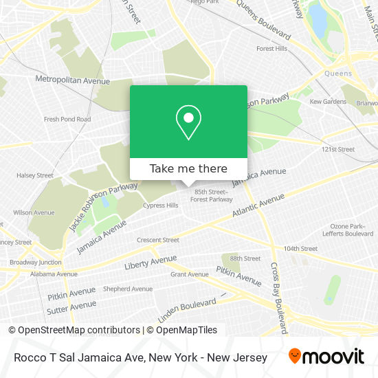 Rocco T Sal Jamaica Ave map